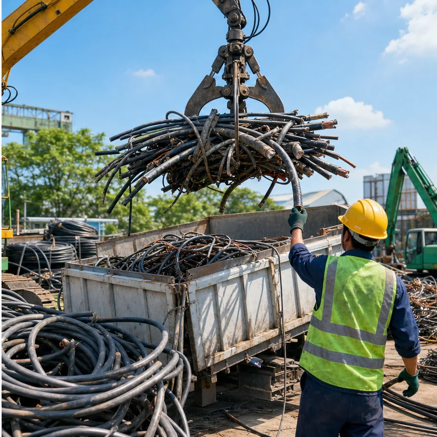 Thu mua cáp điện phế liệu - hình ảnh thu mua phế liệu 2