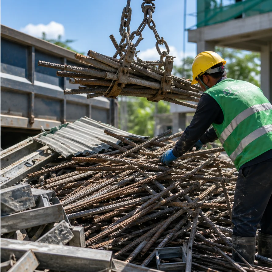 Thu gom phế liệu công trình xây dựng - hình ảnh thu mua phế liệu 2